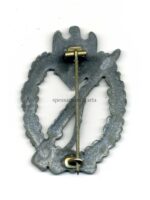 Wehrmacht Heer Infanterie-Sturmabzeichen in Silber, Hst. L/10 (Deschler & Sohn, München) – Bild 2
