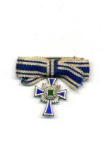 Ehrenkreuz der Deutschen Mutter in Silber (Mutterkreuz), Miniatur an Schleife