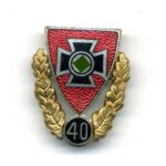 Nationalsozialistischer Reichskriegerbund (NSRKB) - Goldene Ehrennadel für 40 jährige Mitgliedschaft