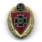 Nationalsozialistischer Reichskriegerbund (NSRKB) – Goldene Ehrennadel für 50 jährige Mitgliedschaft