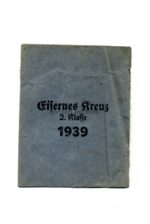 Verleihungstüte Eisernes Kreuz 2. Klasse 1939, Hst. J.E. Hammer & Söhne, Geringswalde