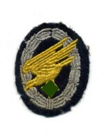 Luftwaffe Fallschirmschützenabzeichen Stoffausführung