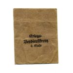 Tüte Kriegsverdienstkreuz 2. Klasse 1939, Petz & Lorenz, Unterreichenbach