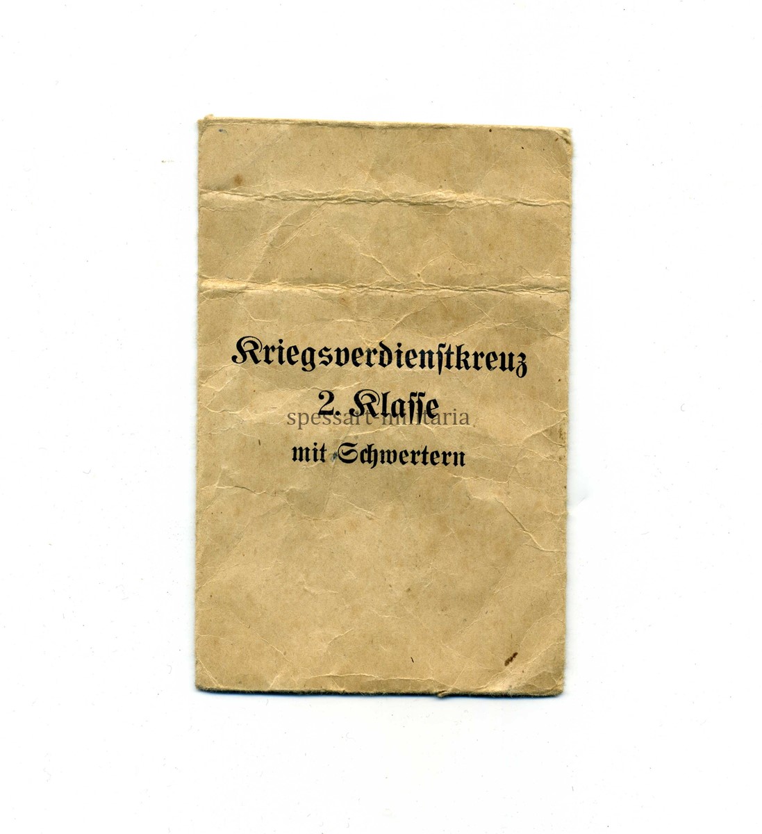 imga004 Tüte Kriegsverdienstkreuz 2. Klasse 1939 mit Schwertern, G.H. Osang, Dresden – Bild 1