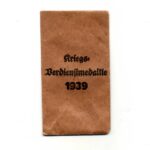 Tüte Kriegsverdienstmedaille 1939 - Hst. Rudolf Souval, Wien