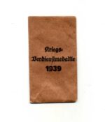 Tüte Kriegsverdienstmedaille 1939 - Hst. Rudolf Souval, Wien
