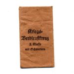 Tüte Kriegsverdienstkreuz 2. Klasse 1939 mit Schwertern, Ph Türk, Wien