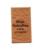 Tüte Kriegsverdienstkreuz 2. Klasse 1939 mit Schwertern, Ph Türk, Wien