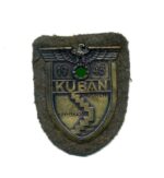 Kubanschild auf Heeresstoff