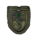 Kubanschild auf Heeresstoff
