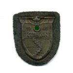 Kubanschild auf Heeresstoff