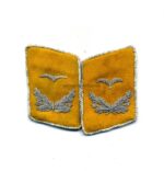 Luftwaffe Kragenspiegel für einen Leutnant fliegendes Personal oder Fallschirmtruppe