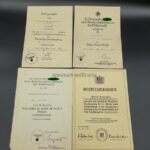 Urkunden  5./ Jäg-Rgt.28 Demjanskkessel