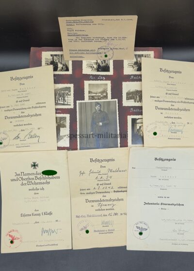 Urkunden und Fotoalbum 6./Inf.Rgt.(mot) 35