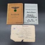 Soldbuch Martin Elsner aus Neiße (Oberschlesien) Heeres-Flakartillerie-Ersatz- und Ausbildungs-Abteilung 273