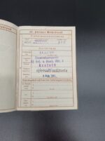 Wehrpass Sanitätskompanie 1./87, Panzer Division Norwegen Johannes Günter aus Arnsberg (Bochum) – Bild 6