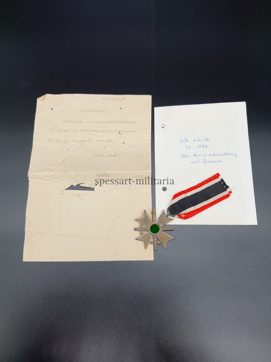 20251111_110256 Kriegsverdienstkreuz 2. Klasse 1939 mit Dokumenten – Bild 1