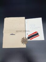 Kriegsverdienstkreuz 2. Klasse 1939 mit Dokumenten – Bild 2
