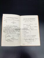 Wehrpass 1. & 2. Weltkrieg des Sergeant Friedrich Hermann aus Schraplau, 2./ Pionier Bataillon 4 Magdeburg – Bild 4