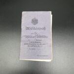 Militärpaß des Musketier Hermann Laumen aus Bielefeld, RIR 87, RIR 253, Füsilier Rgt. 80