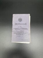Militärpaß des Musketier Hermann Laumen aus Bielefeld, RIR 87, RIR 253, Füsilier Rgt. 80