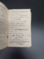 Militärpaß des Musketier Hermann Laumen aus Bielefeld, RIR 87, RIR 253, Füsilier Rgt. 80 – Bild 3