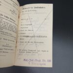 Militärpaß des Musketier Hermann Laumen aus Bielefeld, RIR 87, RIR 253, Füsilier Rgt. 80 – Bild 10