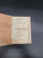Wehrpass und Militärpaß des Otto Müller aus Gröbers (Merseburg) Ersatz Pionier Bataillon Eisleben, Pionierbataillon 15 (1.Weltkrieg Westfront) – Bild 2