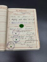 Wehrpass und Militärpaß des Otto Müller aus Gröbers (Merseburg) Ersatz Pionier Bataillon Eisleben, Pionierbataillon 15 (1.Weltkrieg Westfront) – Bild 12