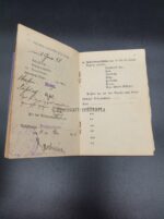 Wehrpass und Militärpaß des Musketiers (Trainsoldat) Otto Heider aus Wetzleben (Wolfenbüttel) 1.Ers. Btl. I.R. 92 Braunschweig (Westfront) – Bild 4