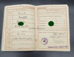 Wehrpass und Militärpaß des Musketiers (Trainsoldat) Otto Heider aus Wetzleben (Wolfenbüttel) 1.Ers. Btl. I.R. 92 Braunschweig (Westfront) – Bild 14