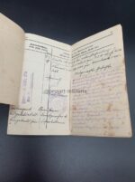 Wehrpass und Militärpaß des Kanoniers Otto Gaudian aus Neubewerdick (Neustettin), Fernsprechabteilung 479 (Westfront) – Bild 7