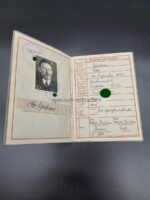 Wehrpass und Militärpaß des Kanoniers Otto Gaudian aus Neubewerdick (Neustettin), Fernsprechabteilung 479 (Westfront) – Bild 13