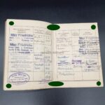 Wehrpass, Arbeitsbuch und Gestellungsaufforderung des Ingenieurs Rudolf Löffler aus Berlin (Zehlendorf), Flugmotoren Daimler-Benz Motoren Genshagen/Teltow – Bild 8