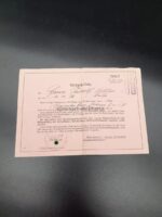 Wehrpass, Arbeitsbuch und Gestellungsaufforderung des Ingenieurs Rudolf Löffler aus Berlin (Zehlendorf), Flugmotoren Daimler-Benz Motoren Genshagen/Teltow – Bild 6