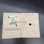 Wehrpass, Arbeitsbuch und Gestellungsaufforderung des Ingenieurs Rudolf Löffler aus Berlin (Zehlendorf), Flugmotoren Daimler-Benz Motoren Genshagen/Teltow – Bild 3