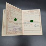 Wehrpass, Arbeitsbuch und Gestellungsaufforderung des Ingenieurs Rudolf Löffler aus Berlin (Zehlendorf), Flugmotoren Daimler-Benz Motoren Genshagen/Teltow – Bild 4