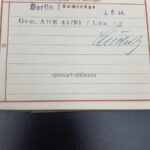 Wehrpass, Arbeitsbuch und Gestellungsaufforderung des Ingenieurs Rudolf Löffler aus Berlin (Zehlendorf), Flugmotoren Daimler-Benz Motoren Genshagen/Teltow – Bild 5