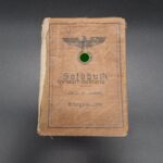 Soldbuch Kriegsmarine des Uffz. d. Reserve Hans Clair aus Barth (Ostsee), Marine-Festungs-Pionier-Bataillon 330 Griechenland