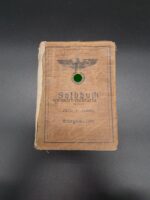 Soldbuch Kriegsmarine des Uffz. d. Reserve Hans Clair aus Barth (Ostsee), Marine-Festungs-Pionier-Bataillon 330 Griechenland