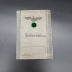 Wehrpass des Unteroffiziers Heinrich Thomas aus Oppenheim/Schornsheim, Inf. Rgt. 650, Sperrfeuerbatterie 132, 2./schw. Flakabt. 540 (Halle-Leuna) 14. Flak-Division