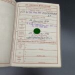 Wehrpass des Unteroffiziers Heinrich Thomas aus Oppenheim/Schornsheim, Inf. Rgt. 650, Sperrfeuerbatterie 132, 2./schw. Flakabt. 540 (Halle-Leuna) 14. Flak-Division – Bild 5