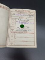 Wehrpass des Unteroffiziers Heinrich Thomas aus Oppenheim/Schornsheim, Inf. Rgt. 650, Sperrfeuerbatterie 132, 2./schw. Flakabt. 540 (Halle-Leuna) 14. Flak-Division – Bild 5
