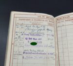 Wehrpass des Unteroffiziers Heinrich Thomas aus Oppenheim/Schornsheim, Inf. Rgt. 650, Sperrfeuerbatterie 132, 2./schw. Flakabt. 540 (Halle-Leuna) 14. Flak-Division – Bild 6