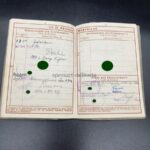 Wehrpass des Unteroffiziers Heinrich Thomas aus Oppenheim/Schornsheim, Inf. Rgt. 650, Sperrfeuerbatterie 132, 2./schw. Flakabt. 540 (Halle-Leuna) 14. Flak-Division – Bild 8