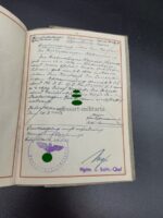 Wehrpass des Unteroffiziers Heinrich Thomas aus Oppenheim/Schornsheim, Inf. Rgt. 650, Sperrfeuerbatterie 132, 2./schw. Flakabt. 540 (Halle-Leuna) 14. Flak-Division – Bild 12