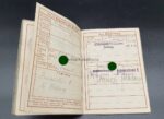Wehrpass mit Hülle des Obergefreiten Johannes Buchweitz aus Rossenthin (Kolberg), 10./Luftsperr Flakabteilung 201 (Ostfront  & Heimatkriegsgebiet) – Bild 4