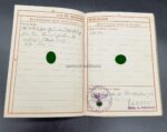Wehrpass mit Hülle des Obergefreiten Johannes Buchweitz aus Rossenthin (Kolberg), 10./Luftsperr Flakabteilung 201 (Ostfront  & Heimatkriegsgebiet) – Bild 7