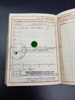 Wehrpass mit Hülle des Obergefreiten Johannes Buchweitz aus Rossenthin (Kolberg), 10./Luftsperr Flakabteilung 201 (Ostfront  & Heimatkriegsgebiet) – Bild 10