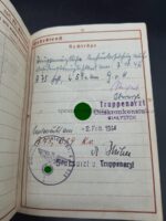 Wehrpass mit Hülle des Obergefreiten Johannes Buchweitz aus Rossenthin (Kolberg), 10./Luftsperr Flakabteilung 201 (Ostfront  & Heimatkriegsgebiet) – Bild 11